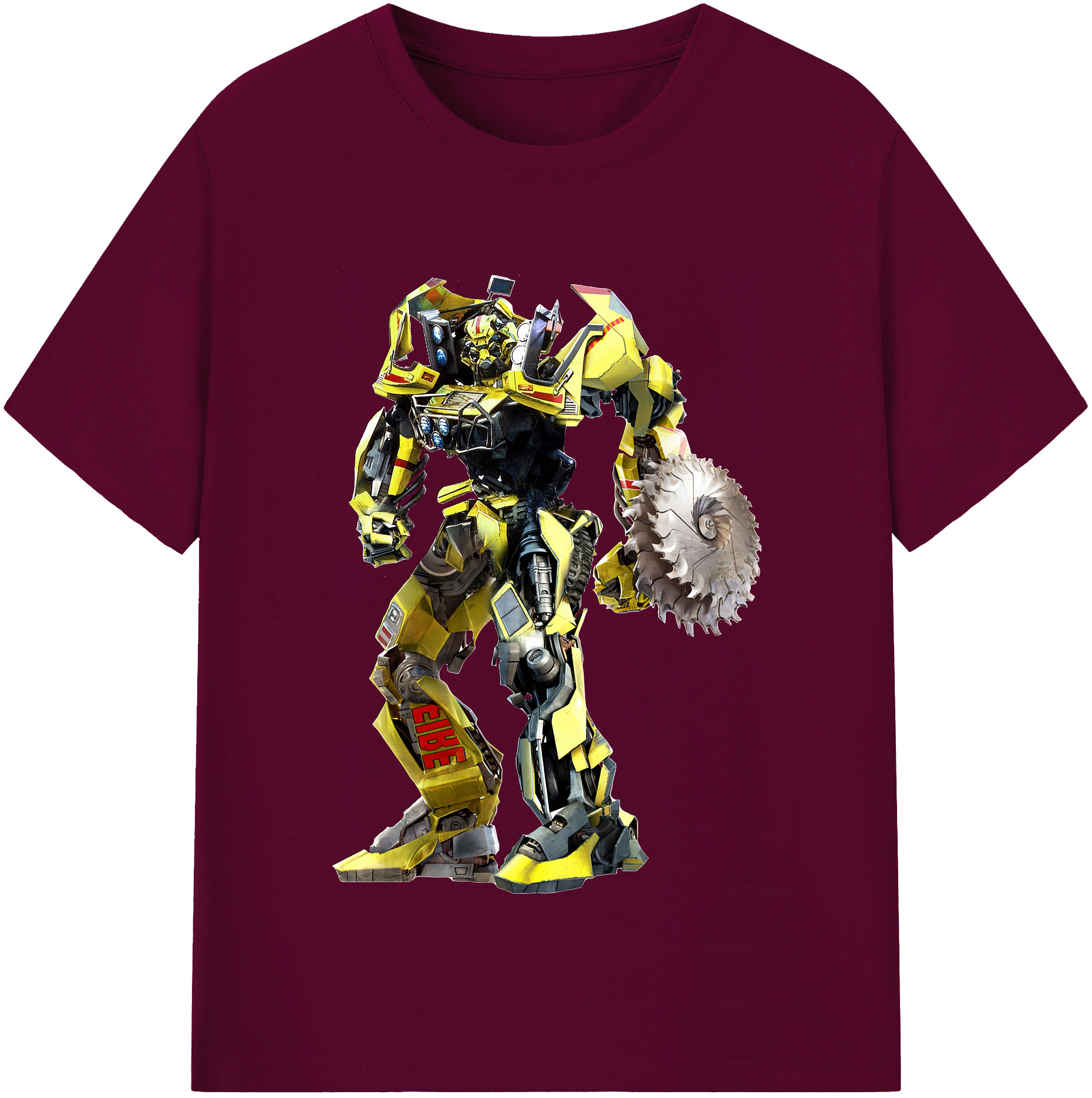 （画像用） Transformers トランスフォーマー レディースカジュアルプリントTシャツ（綿100％）